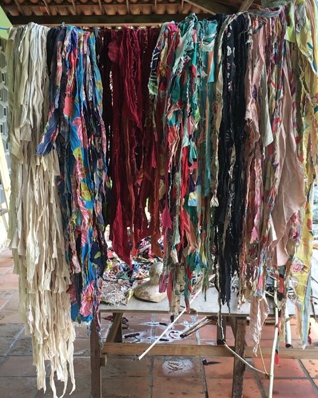 &gt;&gt; I found this textile industry waste covered in mud on a dirt road under a bridge. Cleaning was quite a task, but I guess I now have access to an [endless] supply. .
.
#material #research #waste #litter #supplyanddemand #recycle #sculpture #a