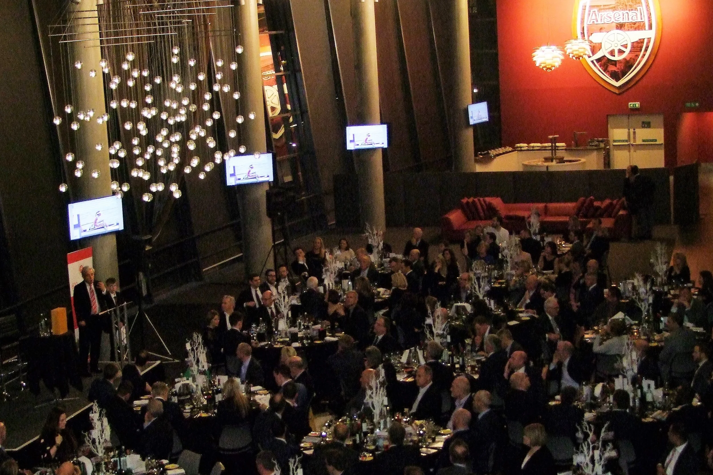 Dinner at The Emirates; special events have a place in every campaign