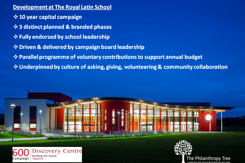 The Discovery Centre at The Royal Latin; result of a £5m leadership led campaign