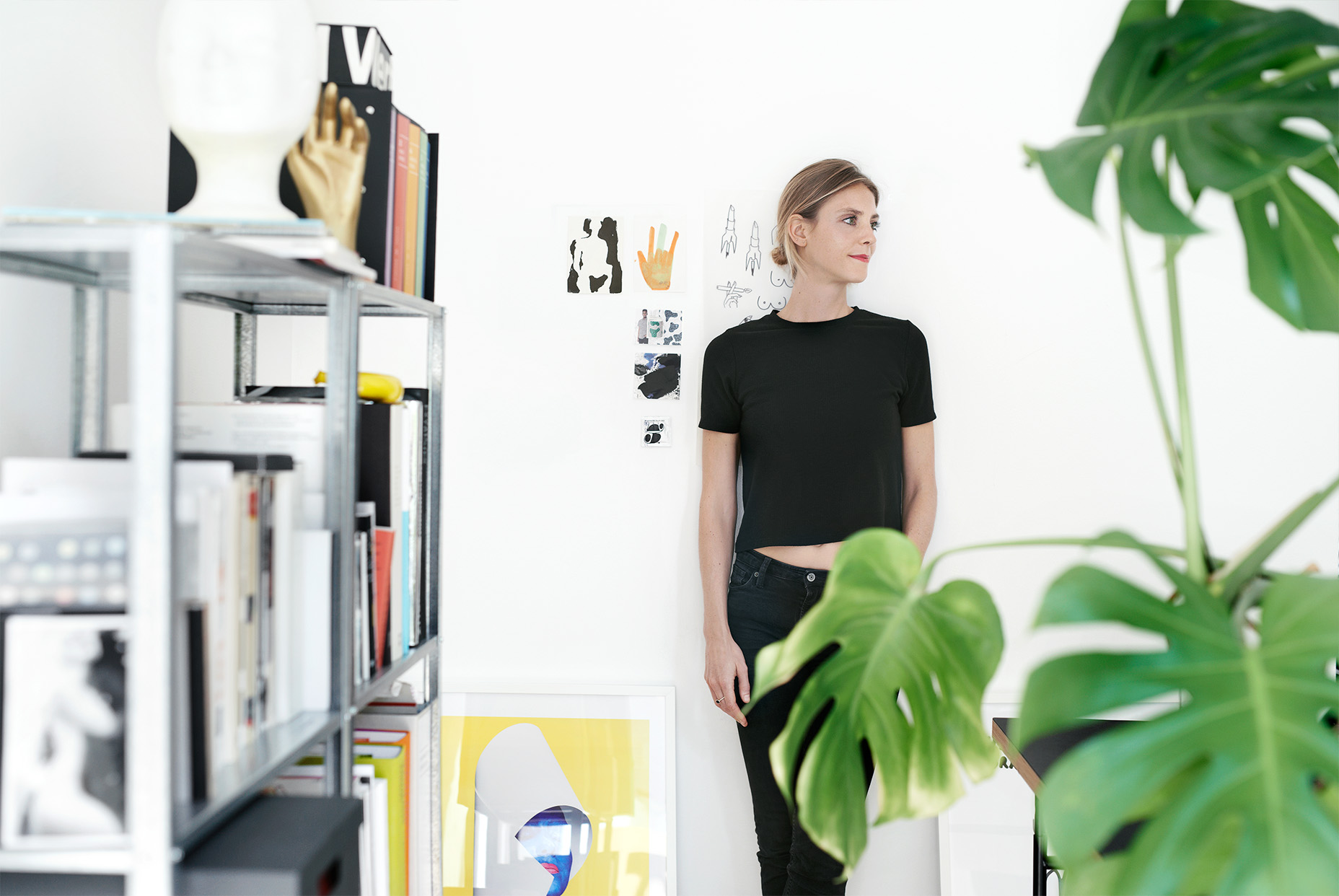 Simone in her studio.