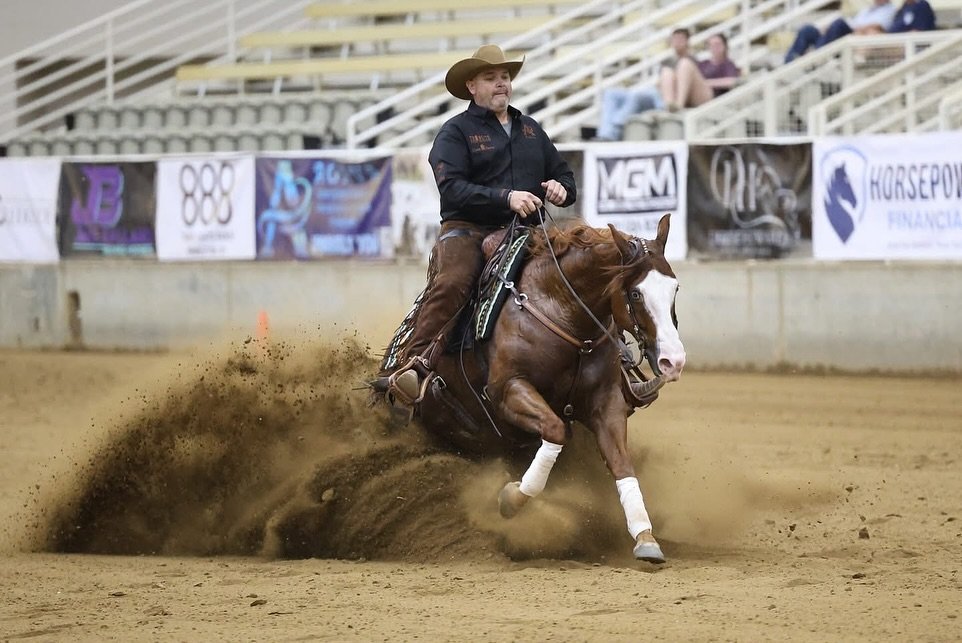 First of 3 nice show horses we will have available for trial at the Florida Reining Classic! 

Wranglers Special Nite is an 8 yr old gelding by Gunners Special Nite with NRHA LTE over $15,000. Ready to take a Non Pro, Youth, or Open Rider to the winn