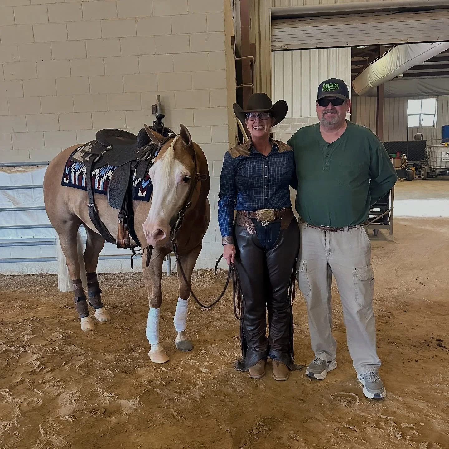 First soft run together for Erin McFarland and Ms Hollywood Gun, earning a 141.5 with so much left in the tank! Can&rsquo;t wait to see this team continue to thrive! 🤩

#schaffhauserph
#gotheextramile
#teamssph
#nrha
#samschaffhauser
#tributefeed
#m