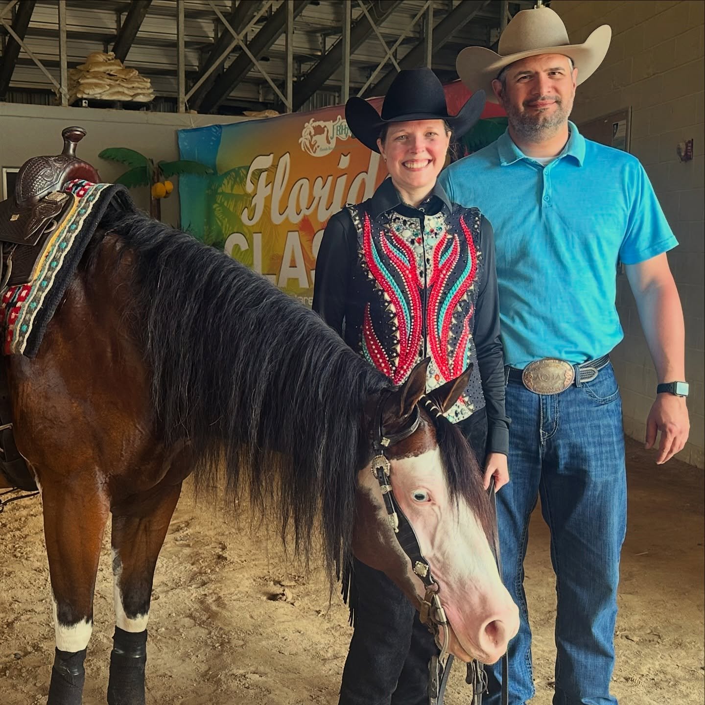 Horse show-cation mode ON! So much fun in the sun with the greatest clients. Seems like everyone has let loose and taken risks this week, and we could not be happier with our team&rsquo;s performance! 

Carrie and JR Quraishi with A Vintage Spooks (A