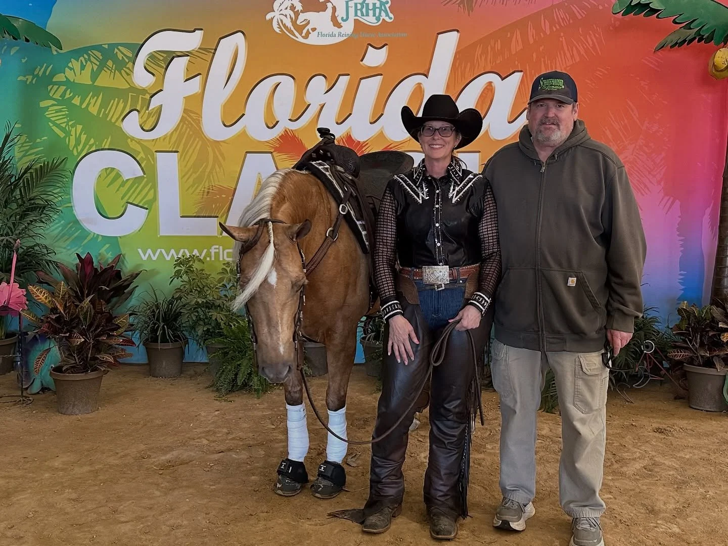 Great week for Erin McFarland and her palomino princesses here at the Florida classic!