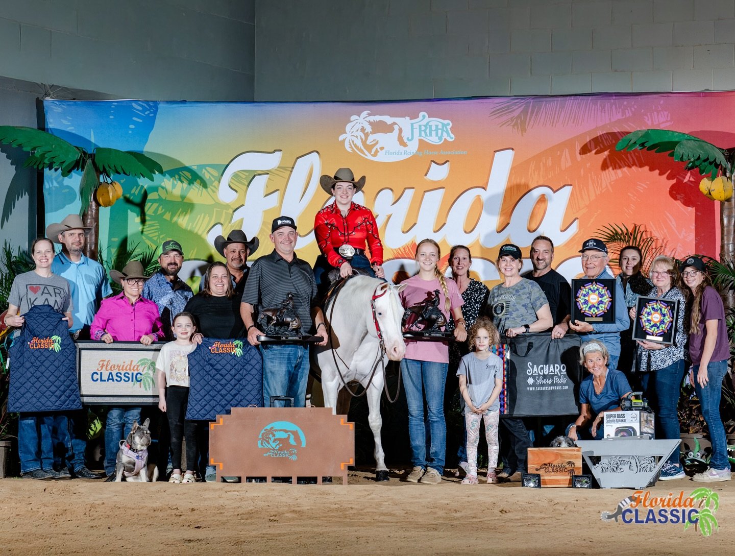 Becca Schaffhauser &amp; SV Total Splash 💦 

🌴FL Reining Classic Non Pro Derby L3 Champion, Youth Champion, L4 Reserve 🌴

So dang proud of this kid for putting in the work and developing an incredible mental game! This horse is pretty special too.