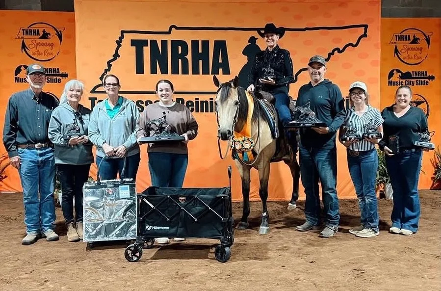 Kristen McCoy and Spooktakular continued their winning ways in the Fallen Pines Farm Non Pro Maturity at Music City Slide, sweeping every single level they were eligible for! Congratulations, Kristen, on a continued legendary partnership with &ldquo;