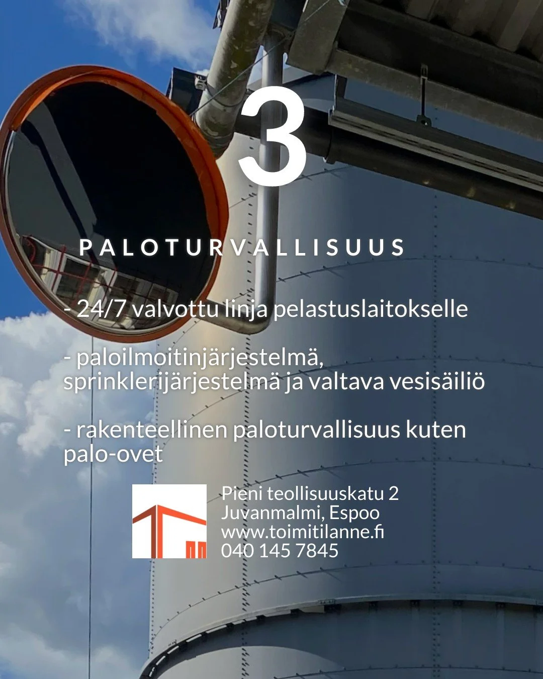 Mistä muodostuu Juvanmalmin kiinteistömme turvallisuus?