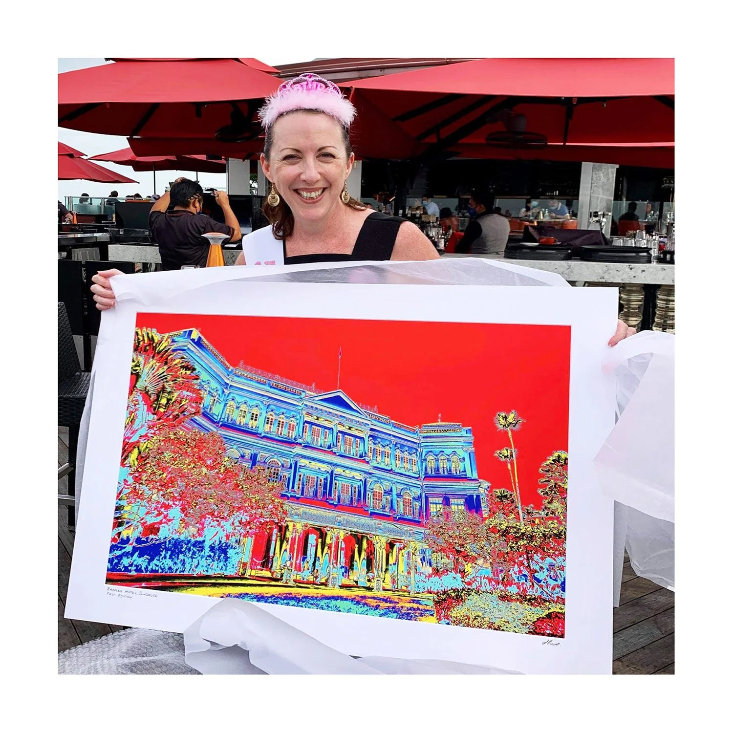 Raffles Hotel Art
