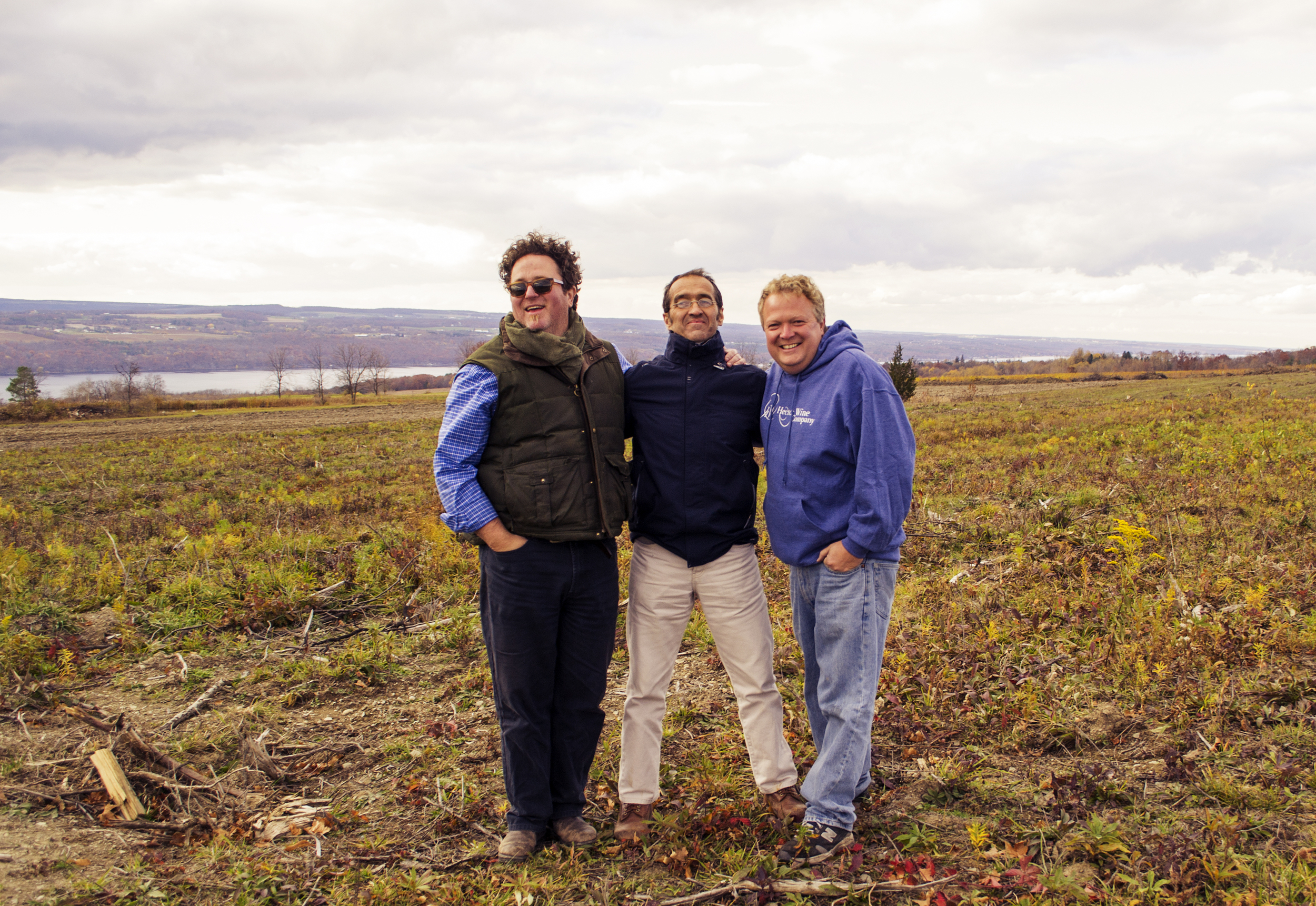 Rick Rainey, Louis Barruol, Justin Boyette - Forge Cellars Finger Lakes New York - Seneca Lake