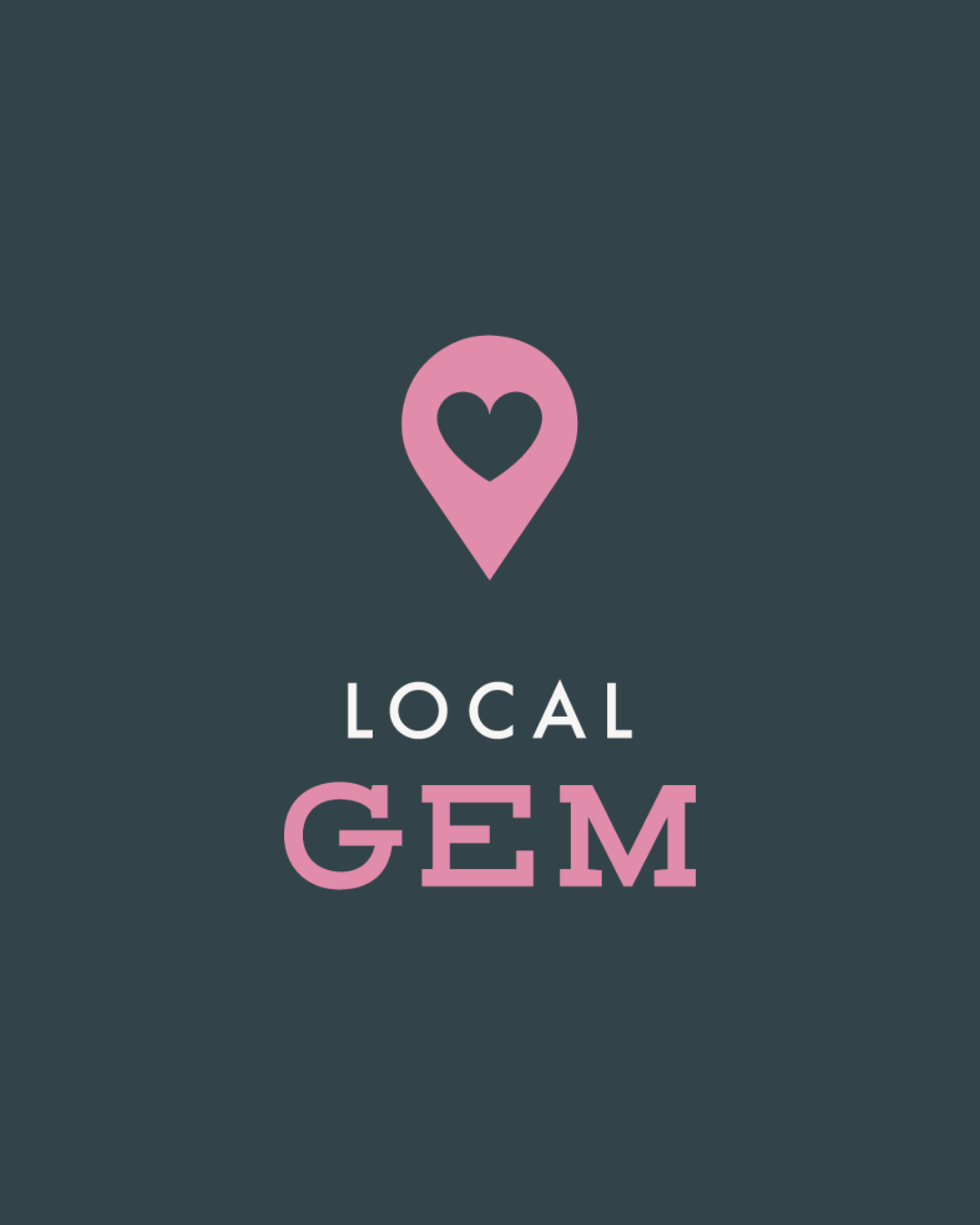 Local GEM logo with location pin drop image