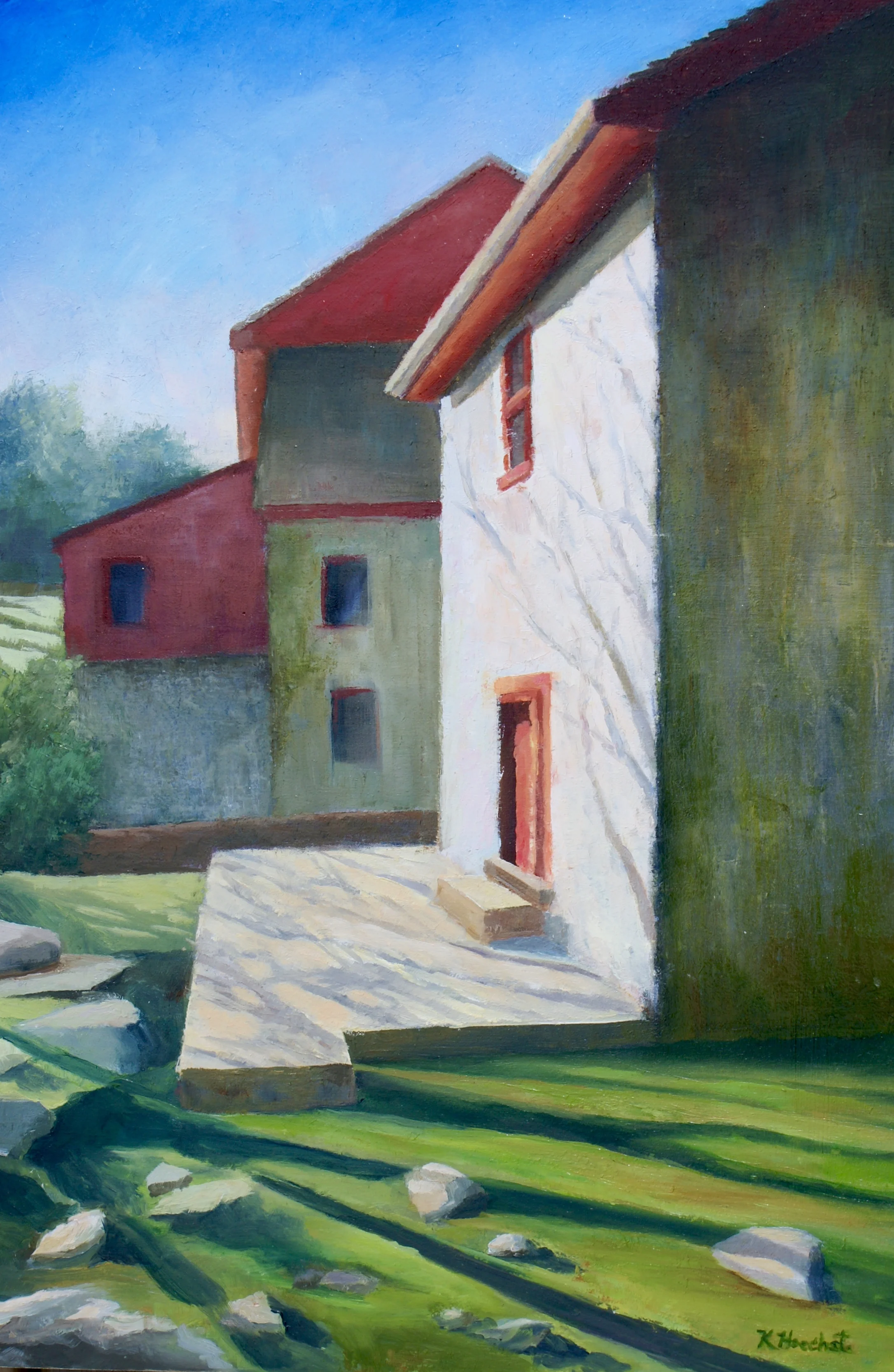 Rule of Three, Take Two oil on birch panel, 12" X 18" SOLD
