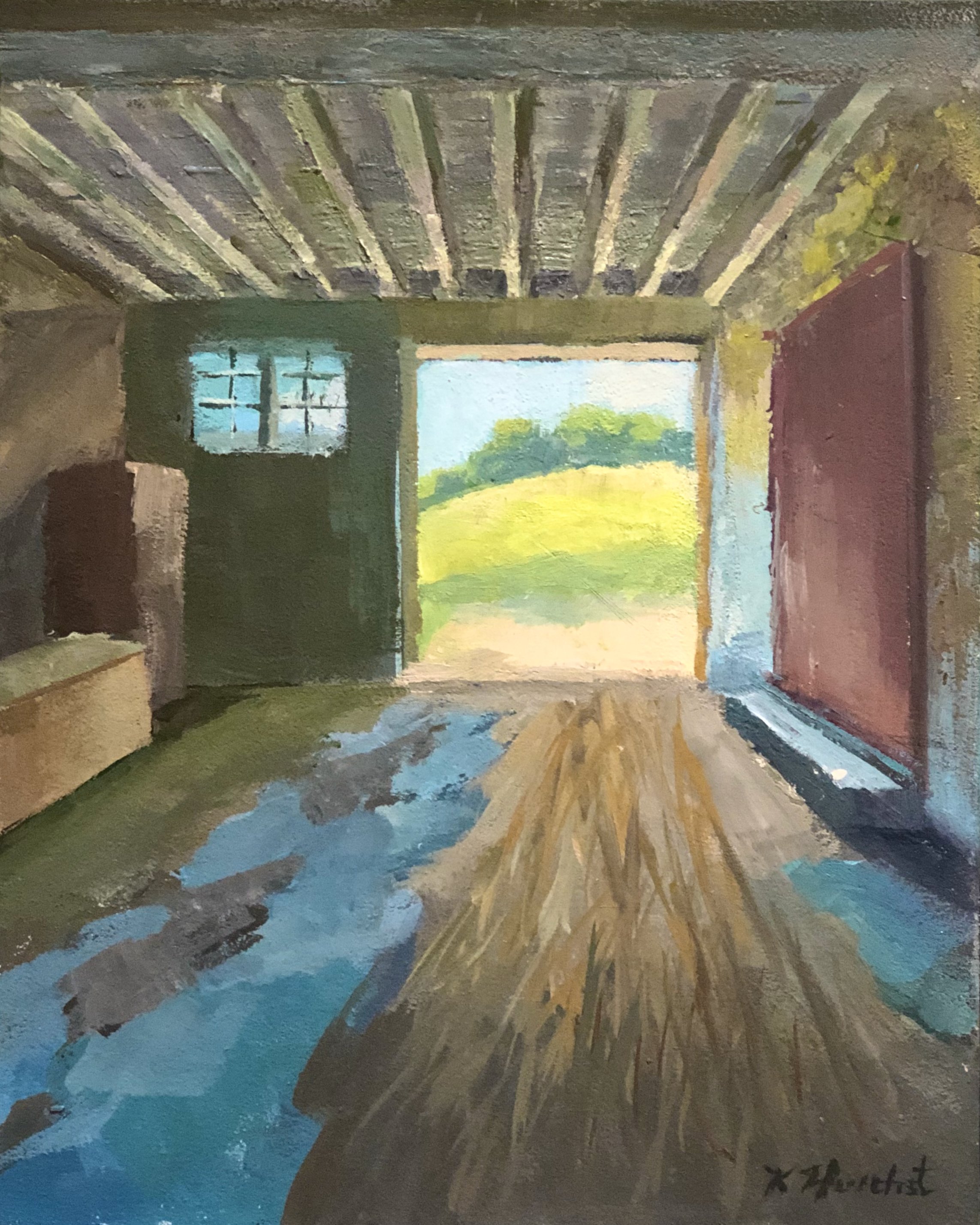 Keurner Hill from the Barn