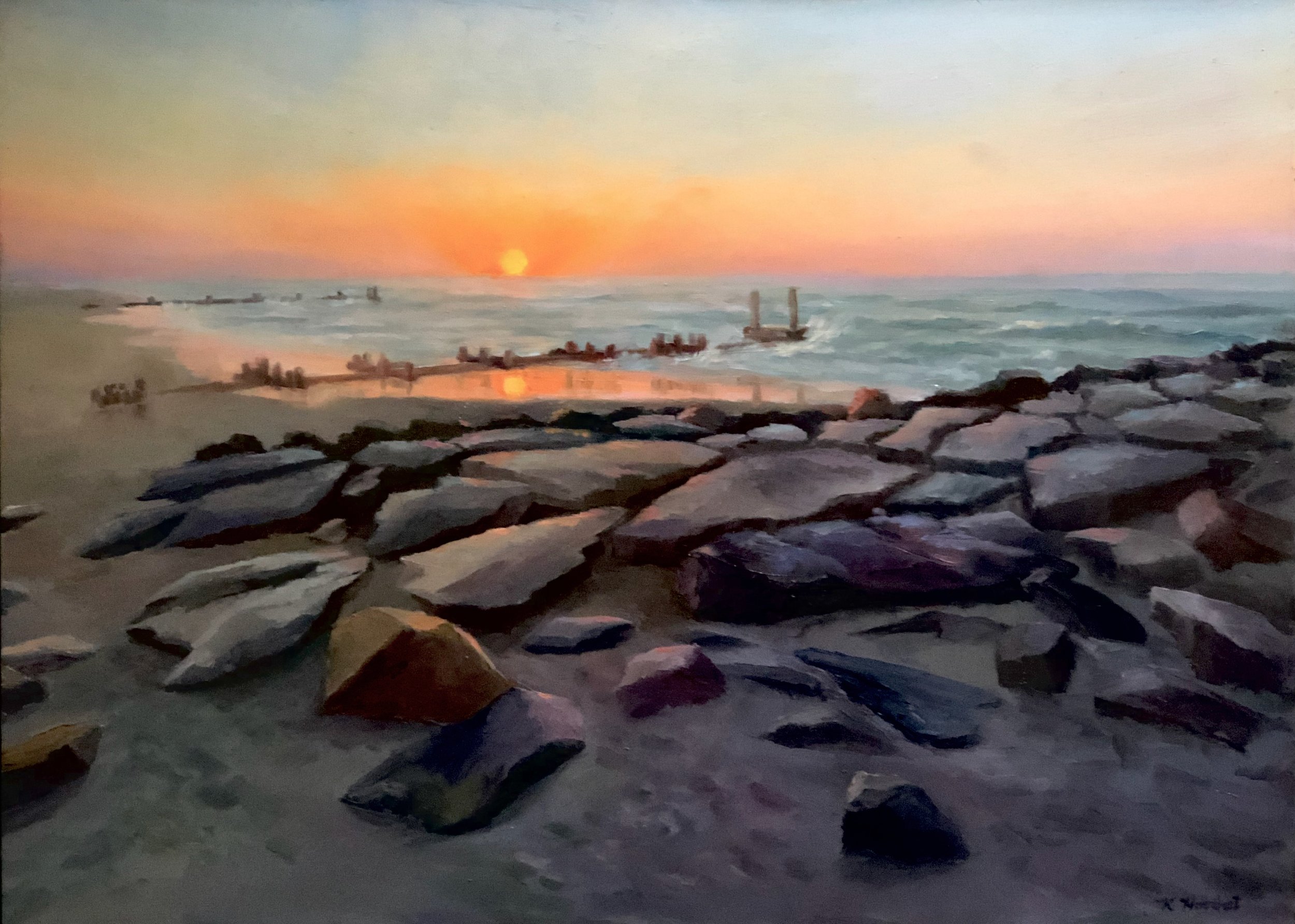Sunrise at 6th Street Beach
