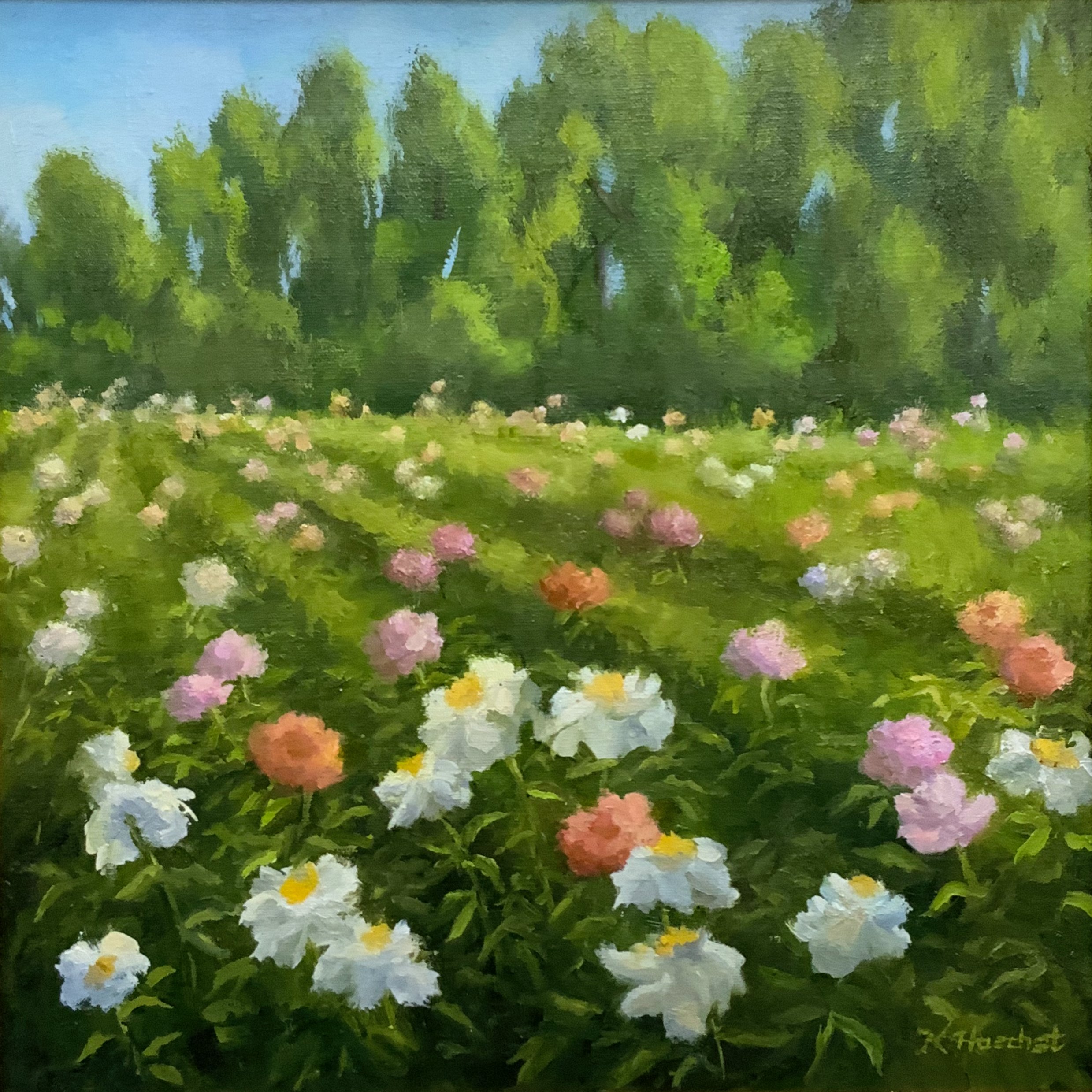 Field of Dreams oil on linen, 12 x 12" AVAILABLE - $550