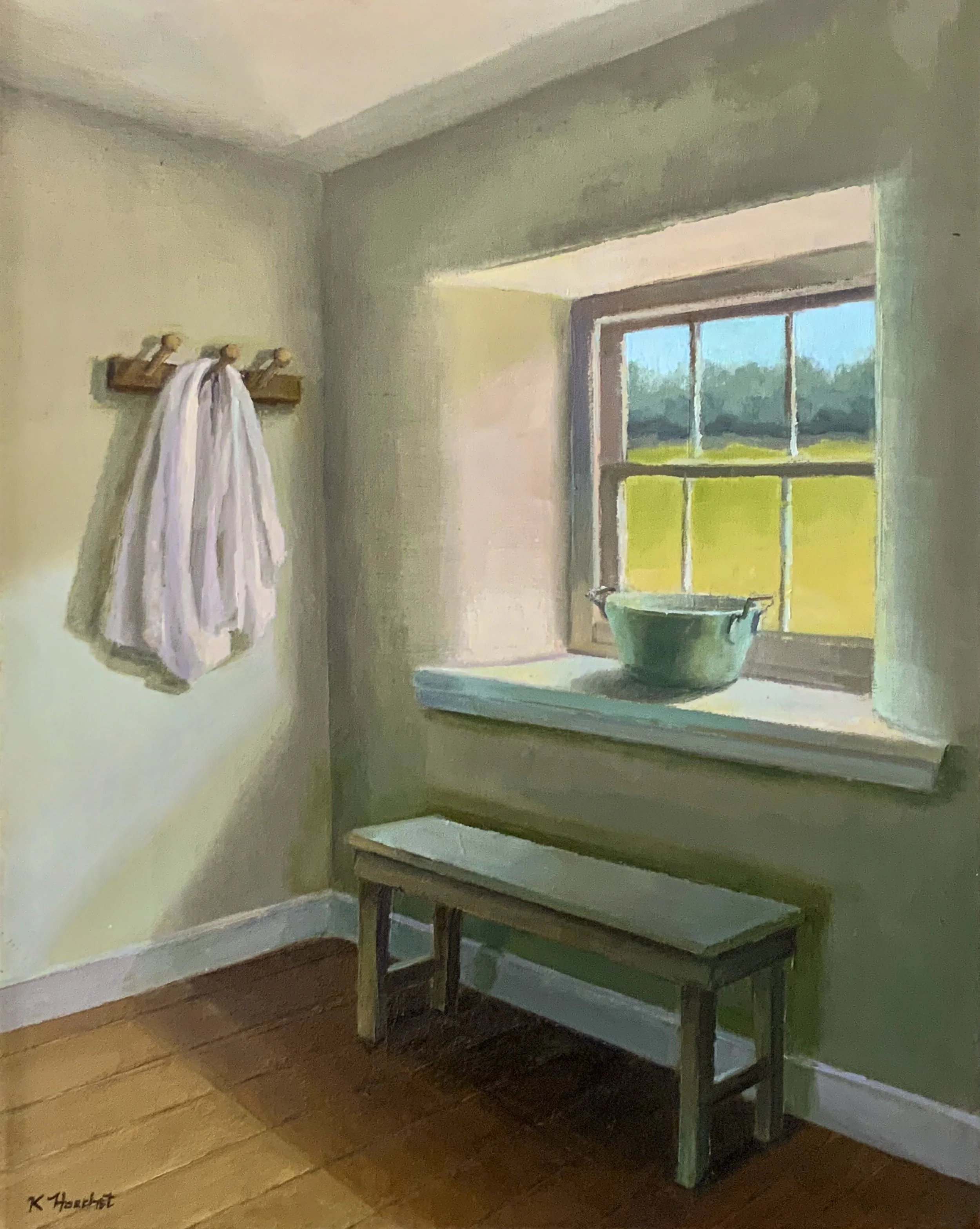Window with Wash Basin