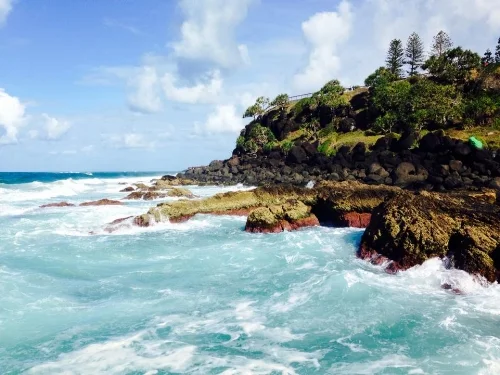 Coolangatta coastline