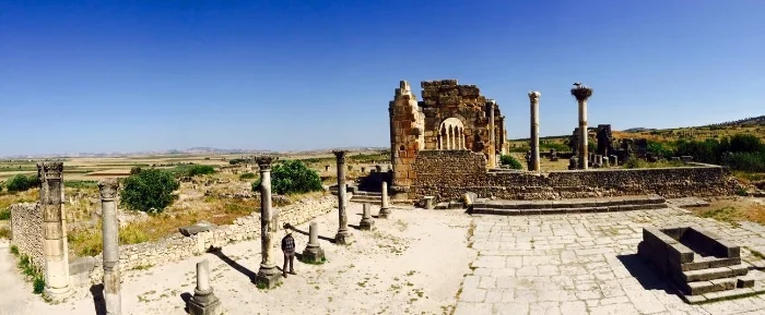 The ruins of Volubilis