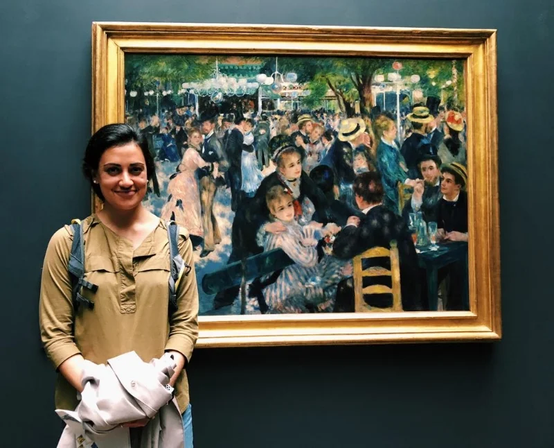 Just at the D'Orsay Museum enjoying some Renoir <3