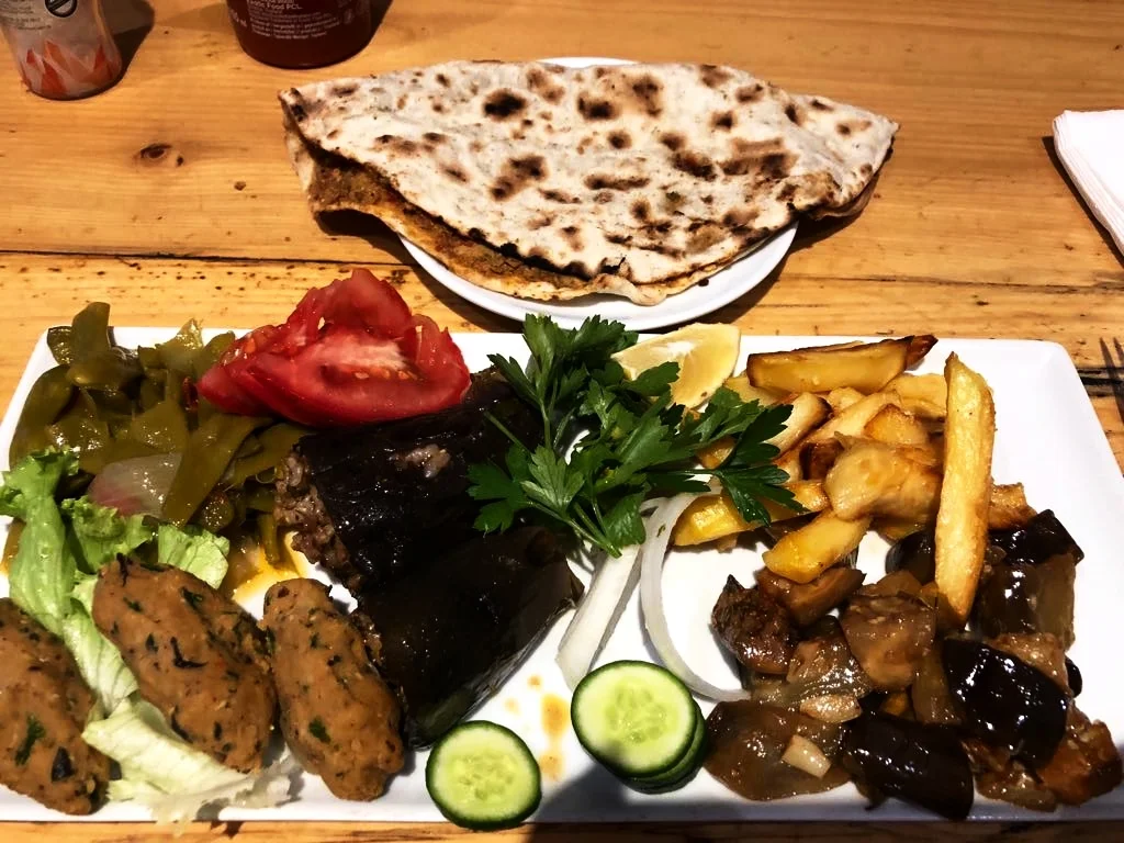 Can't explain my happiness to find vegan Turkish (western Armenian!) food in Istanbul!!!!!