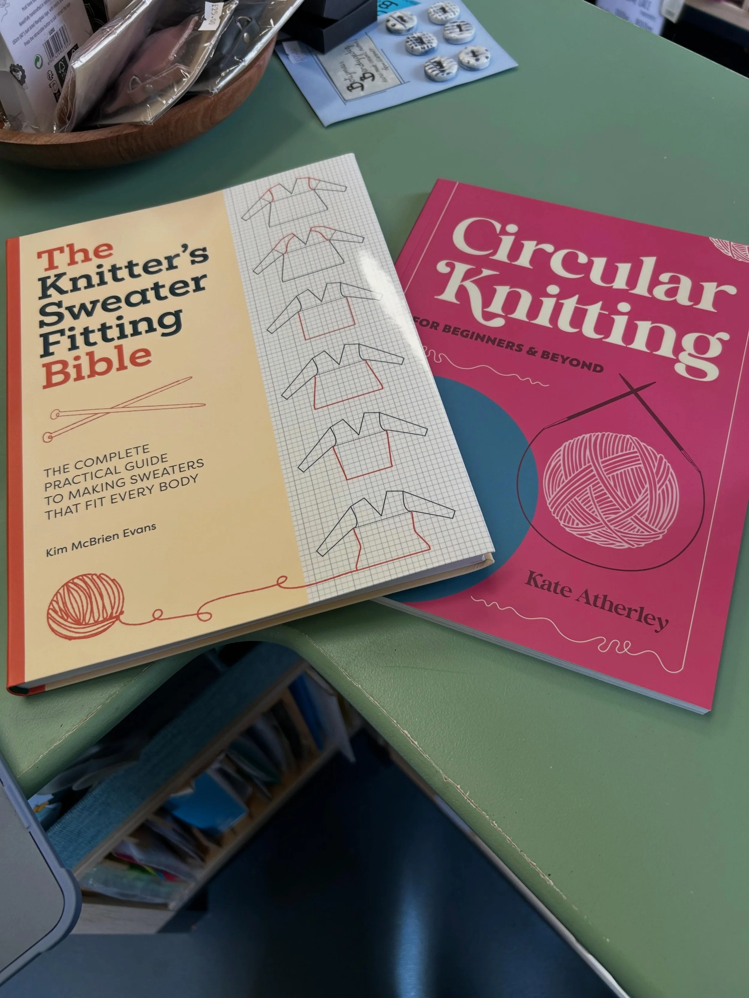 Look at these awesome new books that we&rsquo;ve got - written by two awesome knitters!  They&rsquo;ll be on the shop shelves and on the website in the next few days, but Kim&rsquo;s is definitely making its way home with me tonight. 

The Knitter&rs