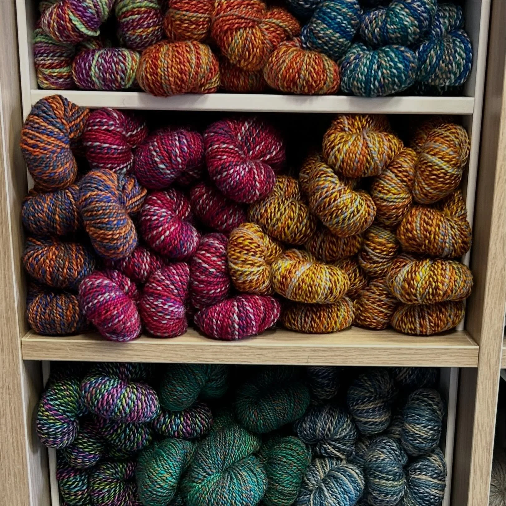 We still have some RiverKnits yarn left! 
It&rsquo;s all available in the shop and on the website. All the Chimera DK colours, some Chimera 4ply, and a few Nene 4ply rainbow sets. 
Be quick if you want some, because I don&rsquo;t think they&rsquo;re 
