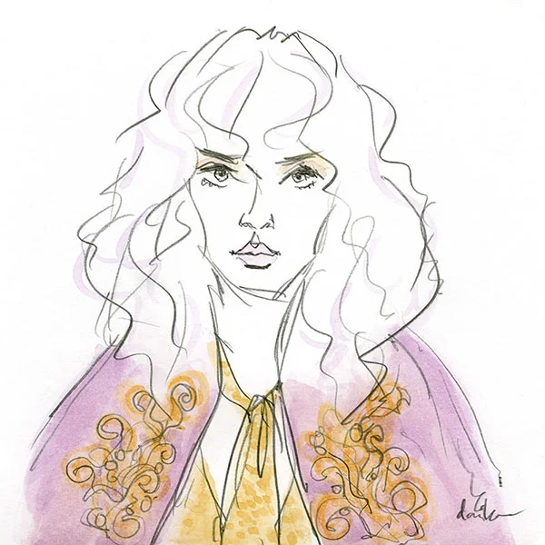  Pencil &amp; Watercolor on Paper 