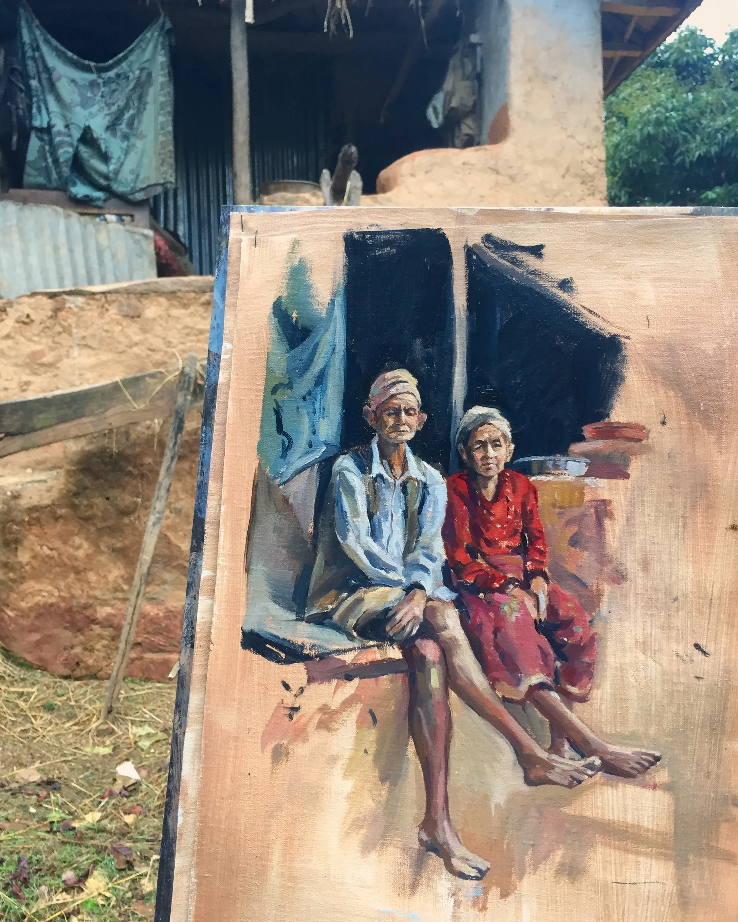 Arrival at Medaka Family School, Saping, Nepal