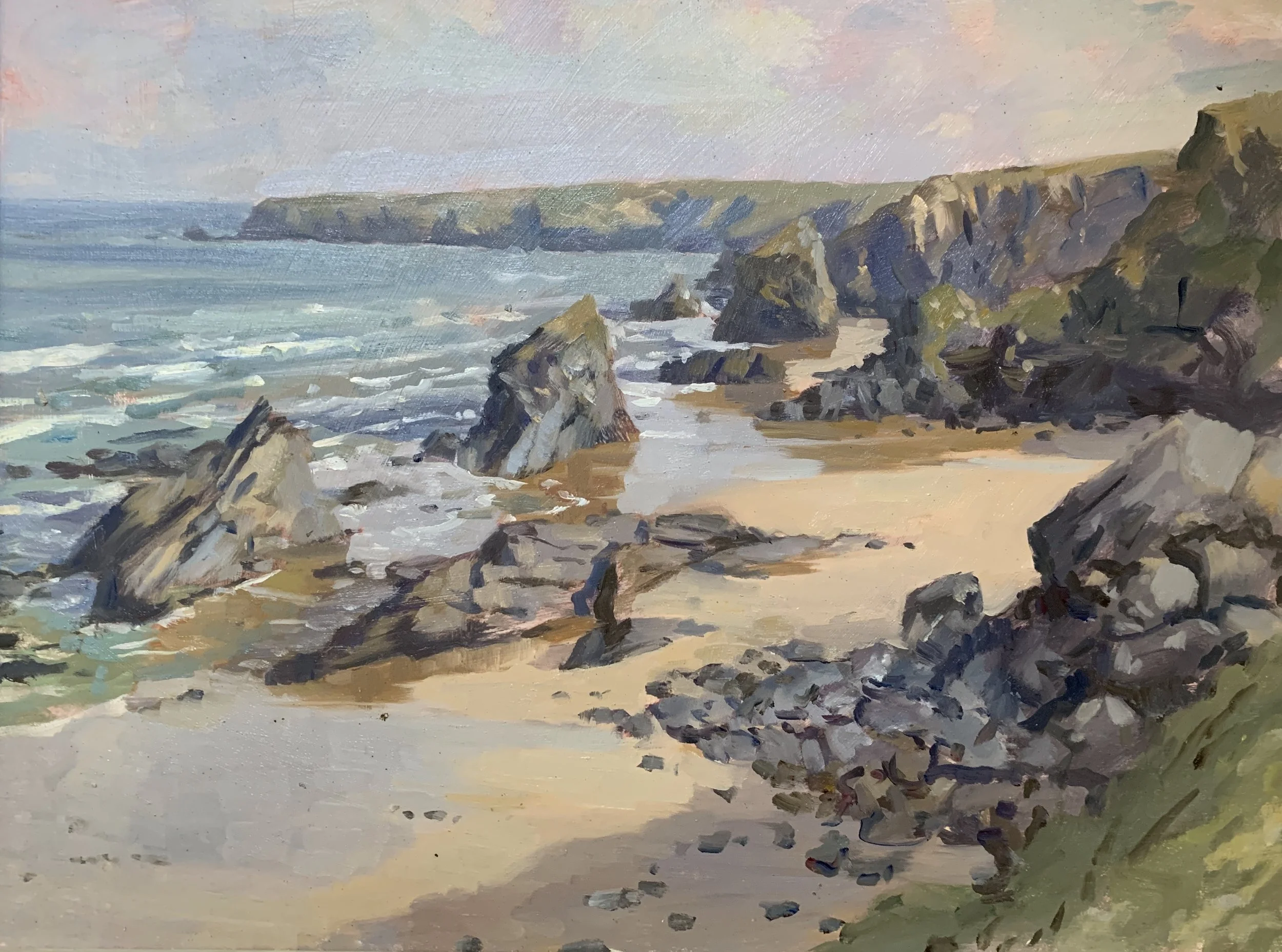 Bedruthan Steps, Low Tide