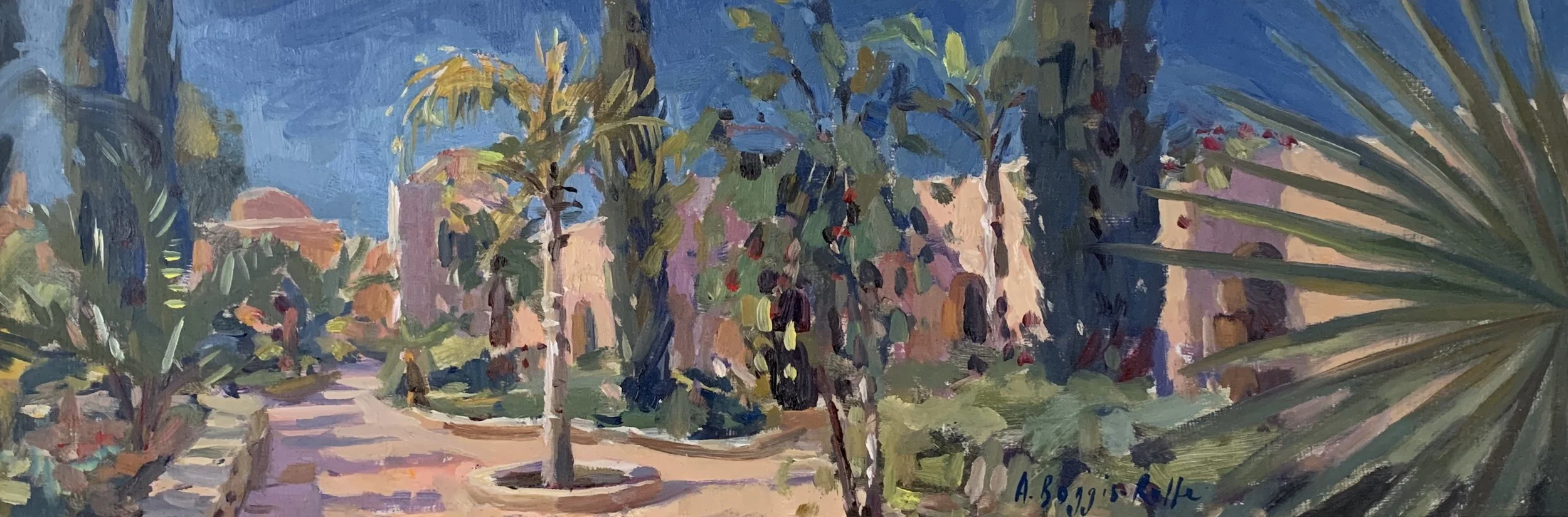 Moroccan Garden, Study