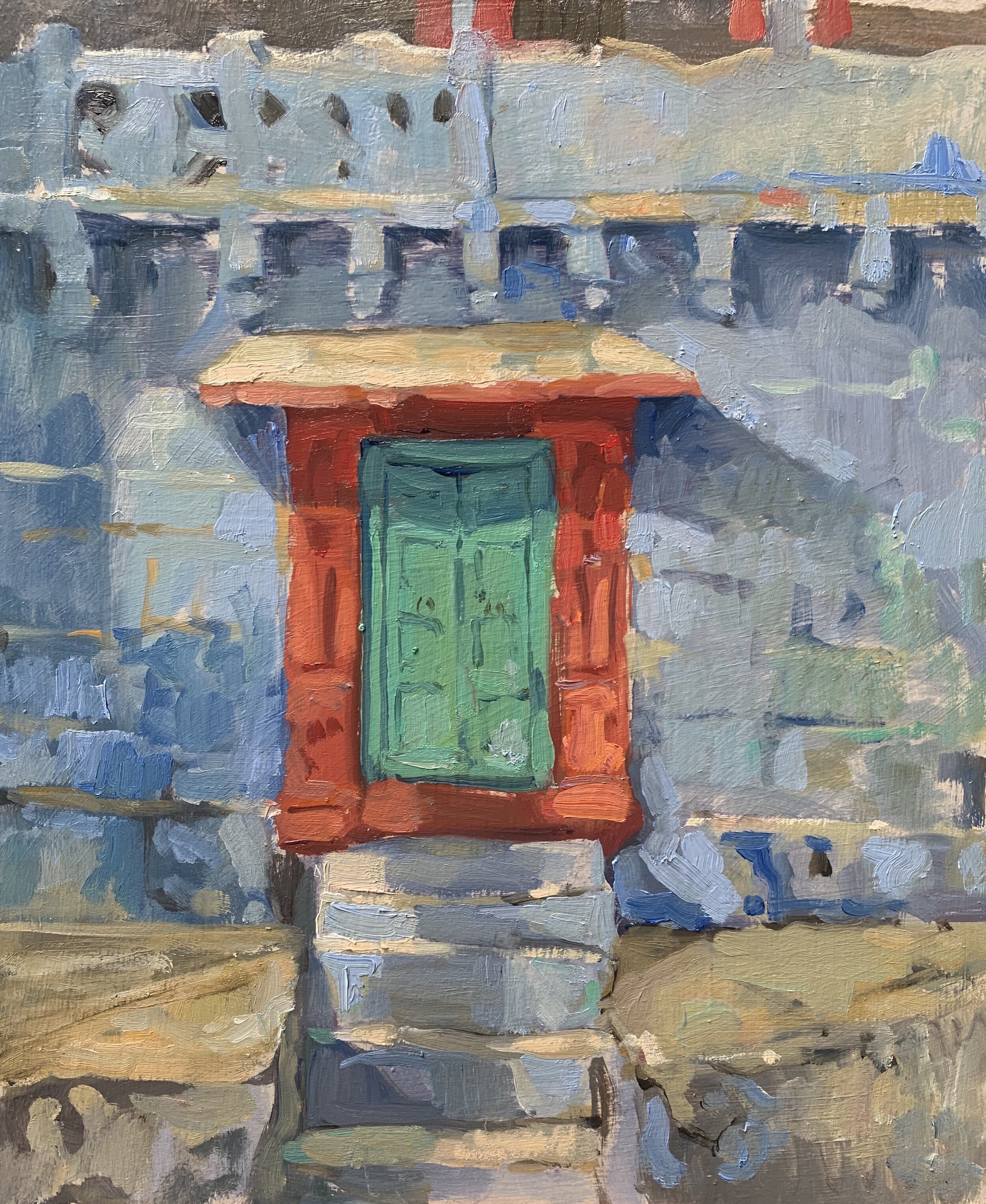 The Blue House 30 x 25cm, oil on panel.jpg