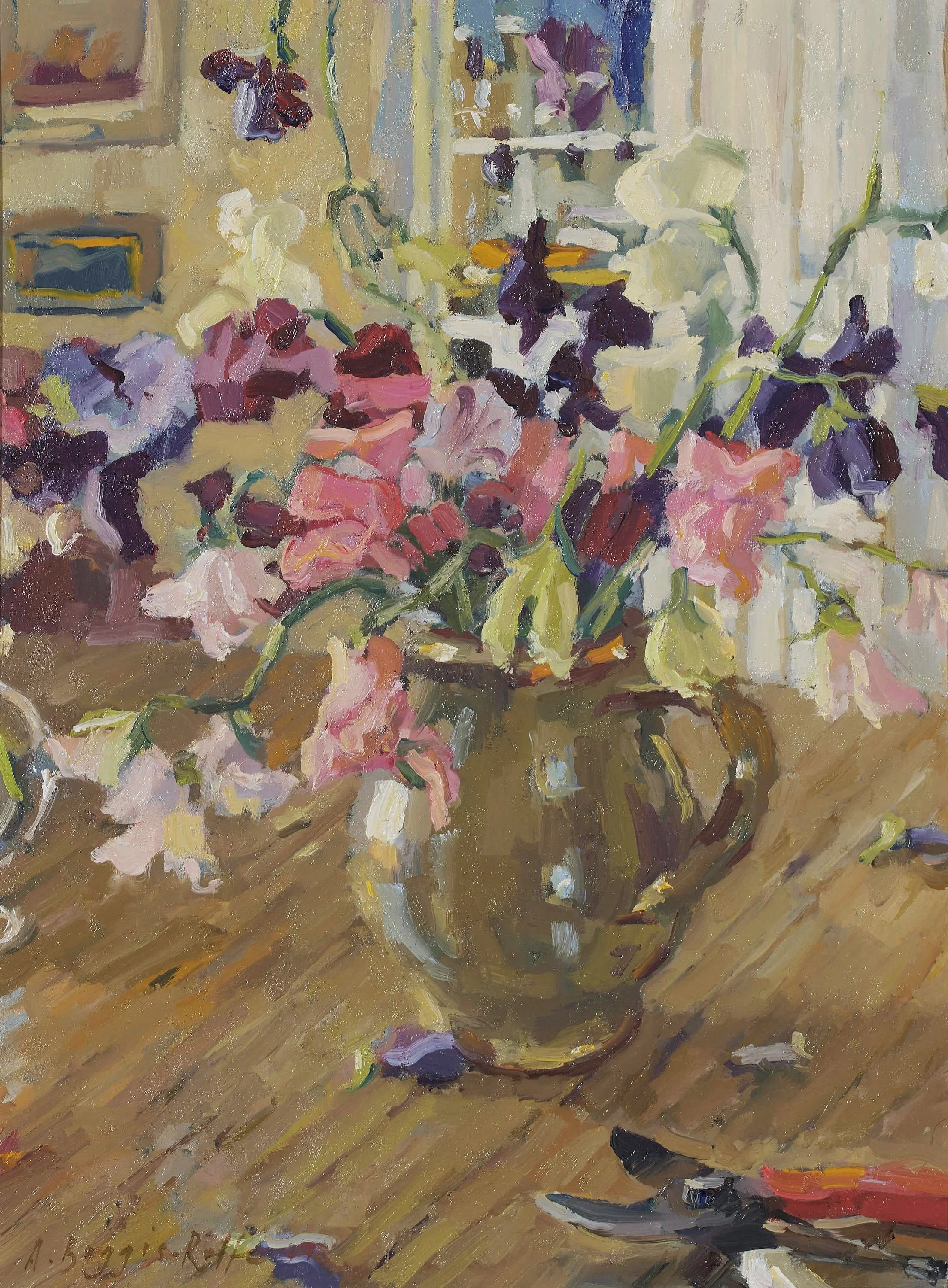 A Tangle of Sweetpeas