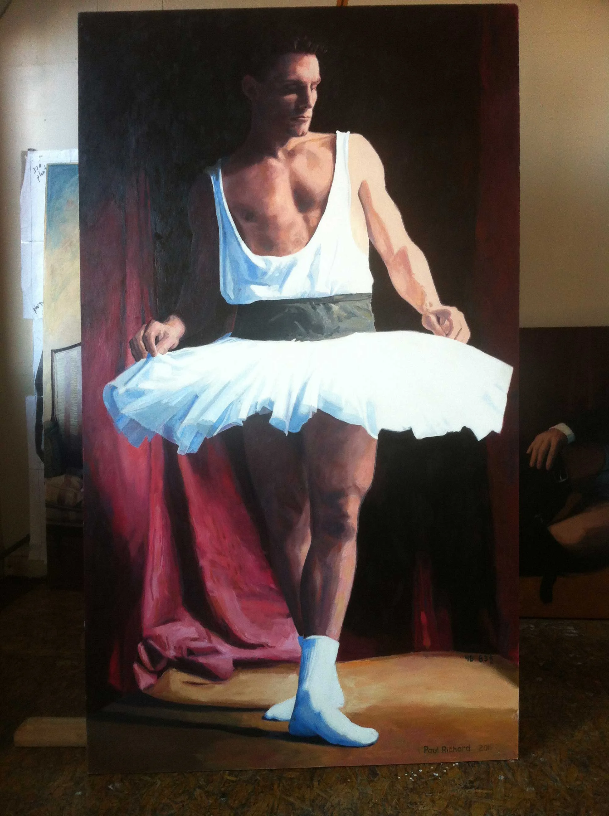 Tutu, Oil on Panel, 83.5"x 48", 2011