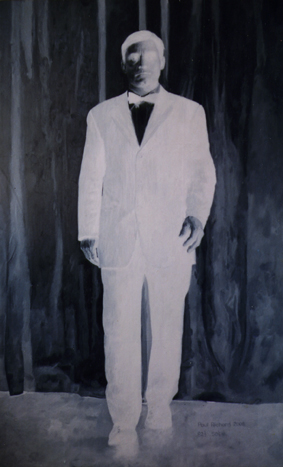 Negative Man, Oil on Canvas, 82"x 50", 2008