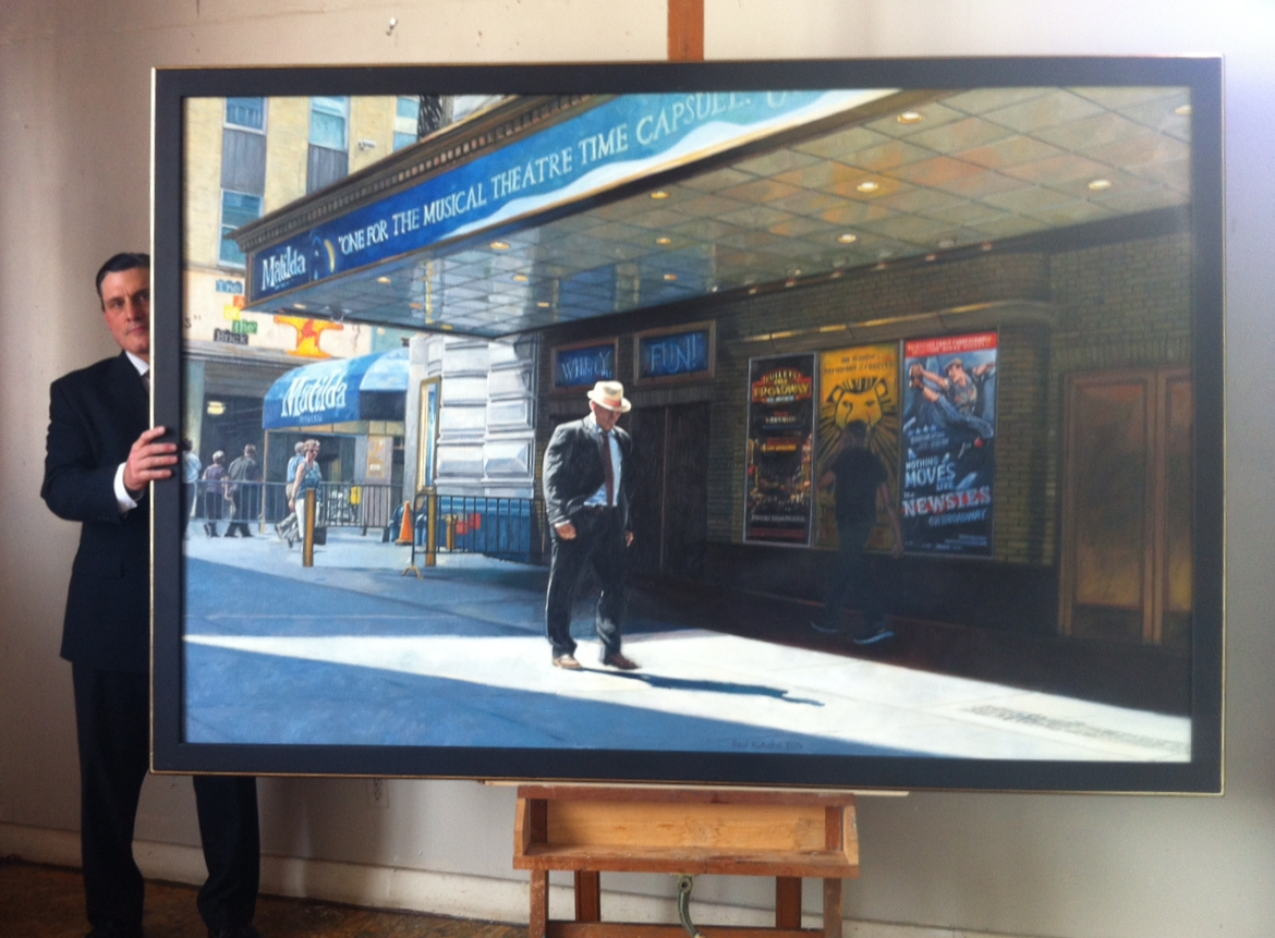 Shubert Theatre, Oil on Canvas, 60"x 84", 2014