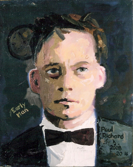 Early Man II, Oil on Canvas, 20"x 16", 2008