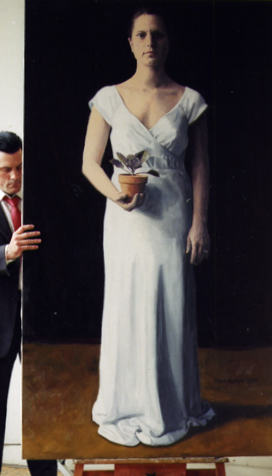 Ricca, Oil on Canvas, 87"x 46", 2009