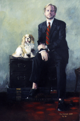 Kyle, Oil on Canvas, 76"x 50, 2007