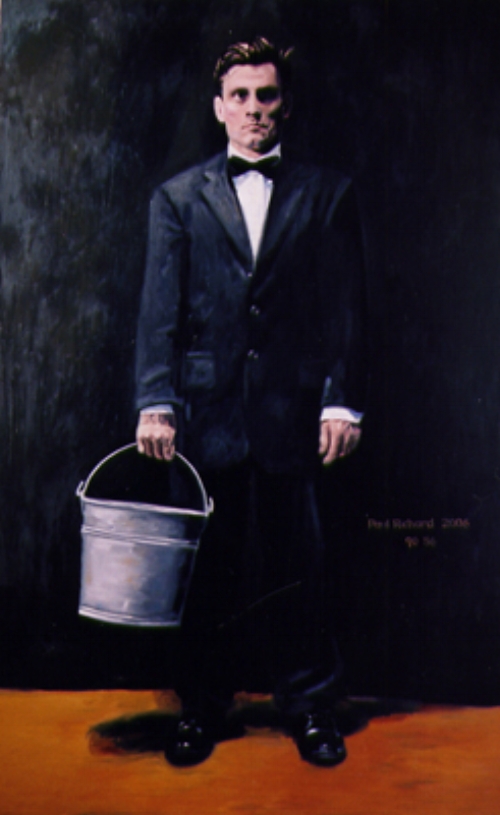 Bucket Man — Oil on Canvas 48 x 72