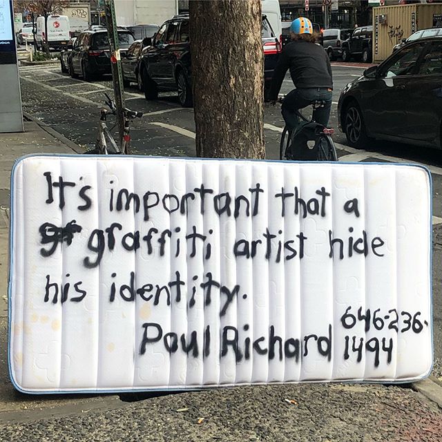 #PaulRichard #PaulRichardNYC #DripArt #Graffiti #StreetArt #UrbanArt #EastVillage #1stAve