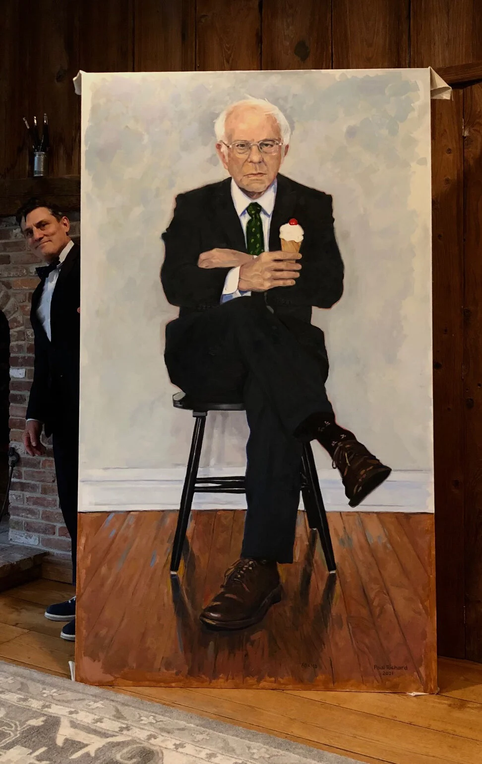 Bernie Sanders painting