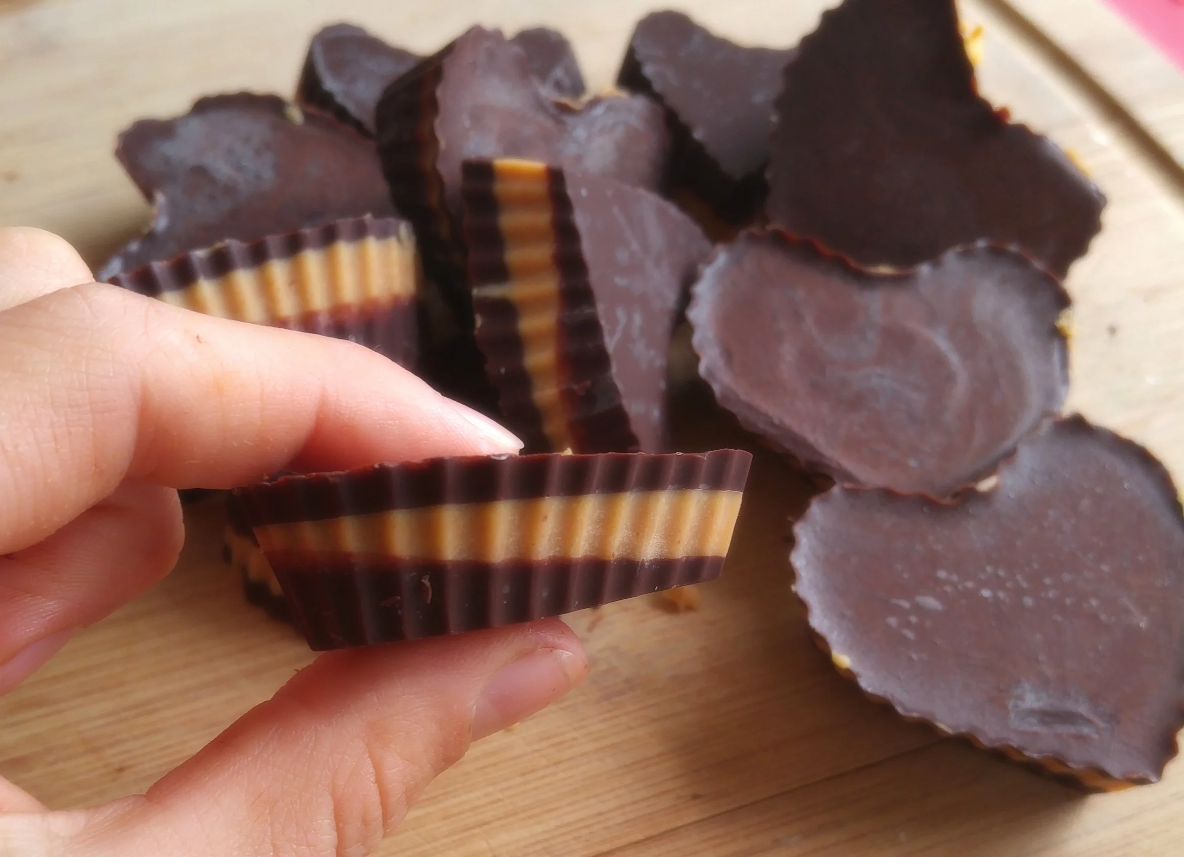 Clean Dark Chocolate Peanut Butter Cups