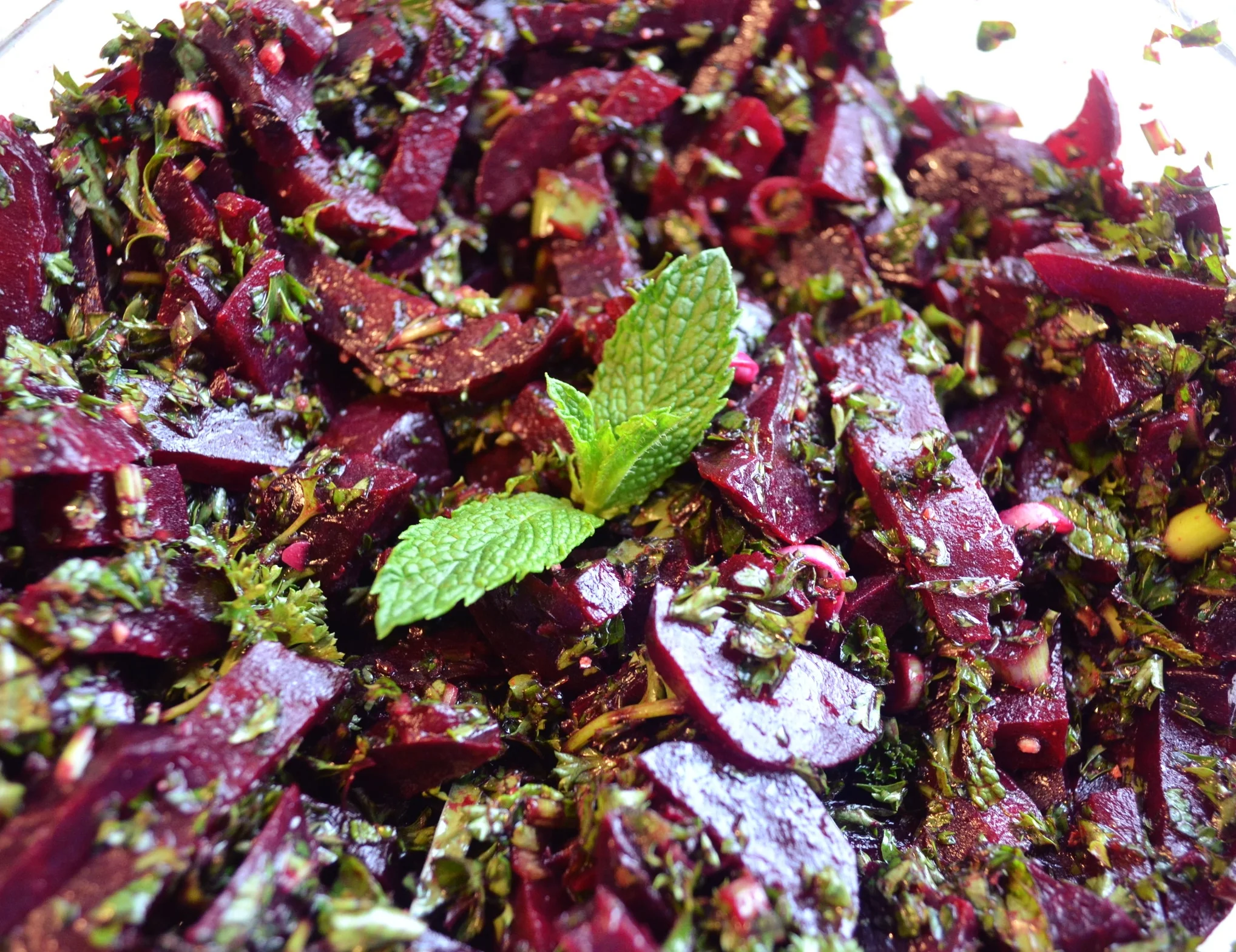 Minty Beetroot Detox Salad