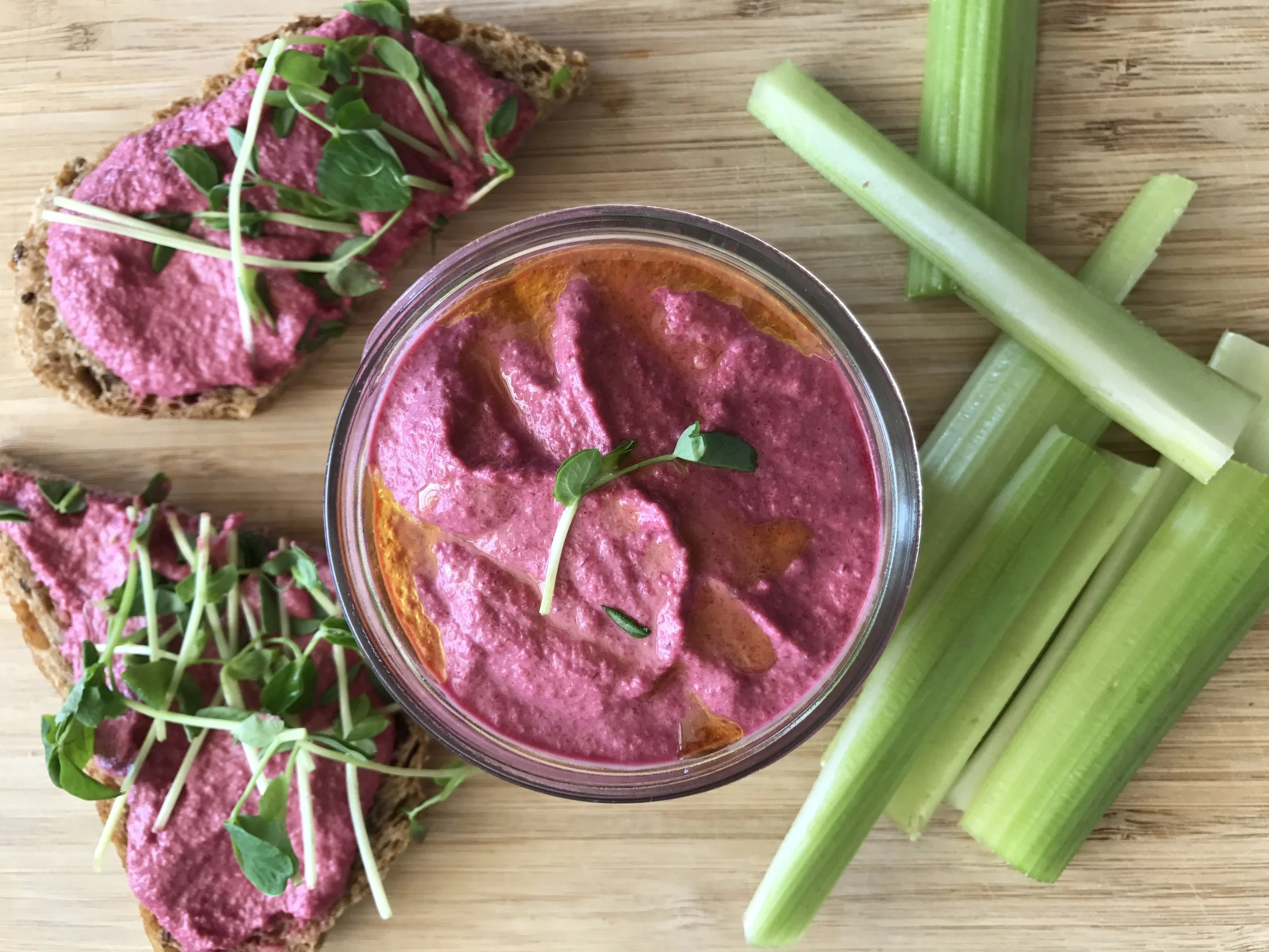 Vegan Cashew Beet Dip