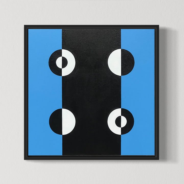 SPLIT 2 - section study 16"x16"