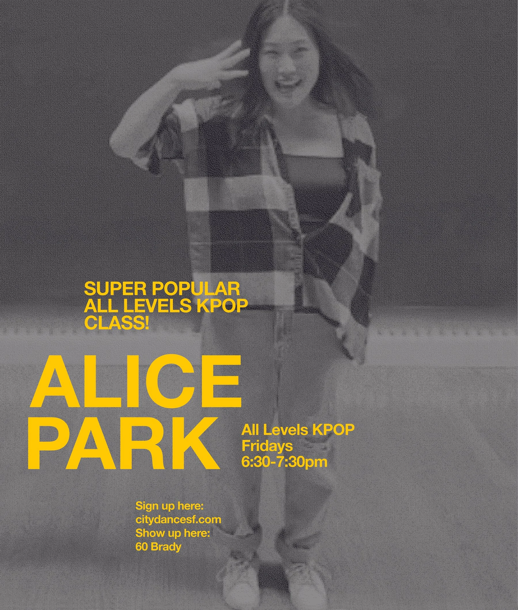 OFF TODAY BUT CONNOR CU IS TEACHING A CHOREO  POP UP! Fridays at 6:30pm | 60 Brady