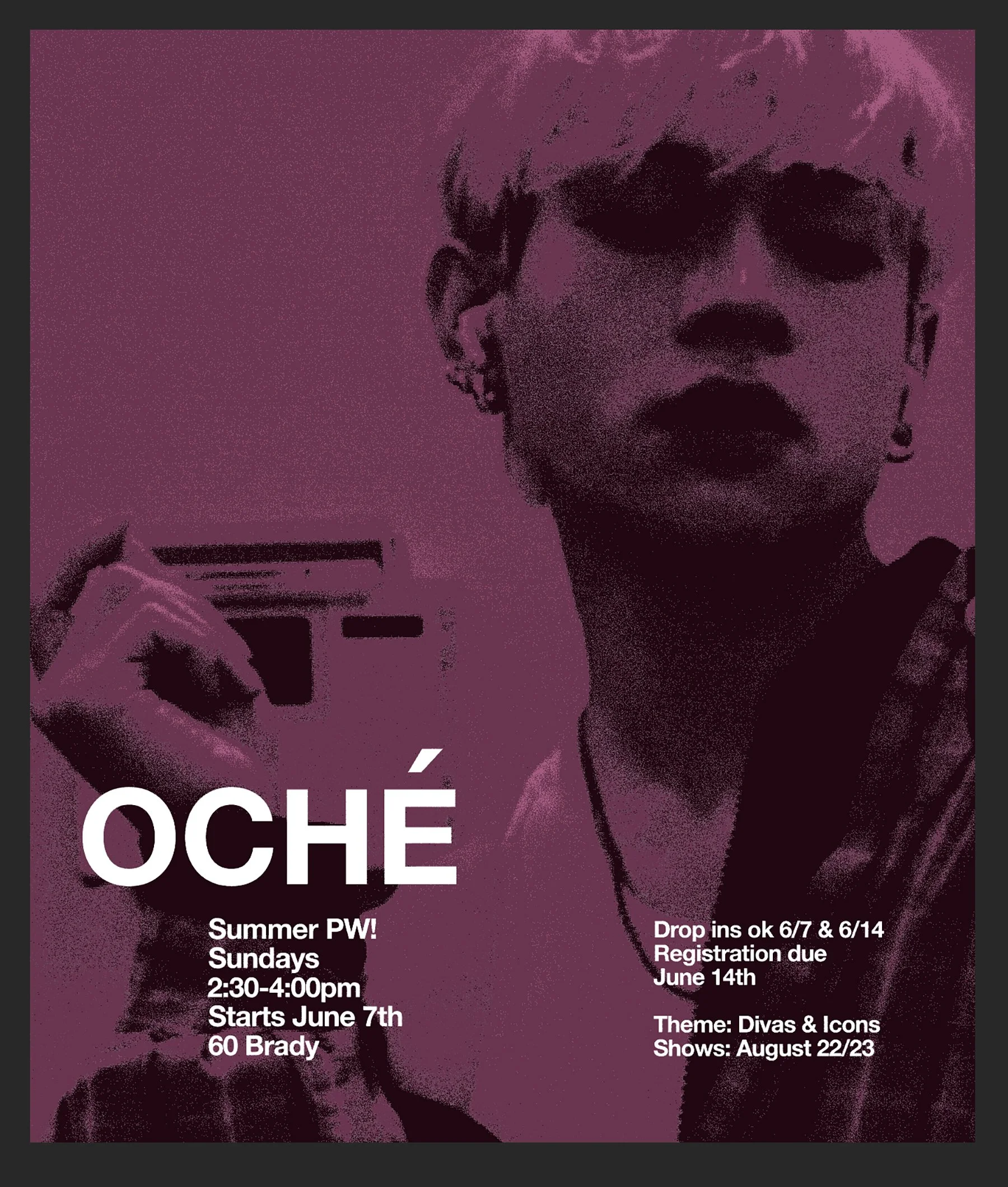 Oche is directing a KPOP PW this summer! He started on Sunday June 7th at 2:30pm but you can still drop in on June 14th! | 60 Brady 