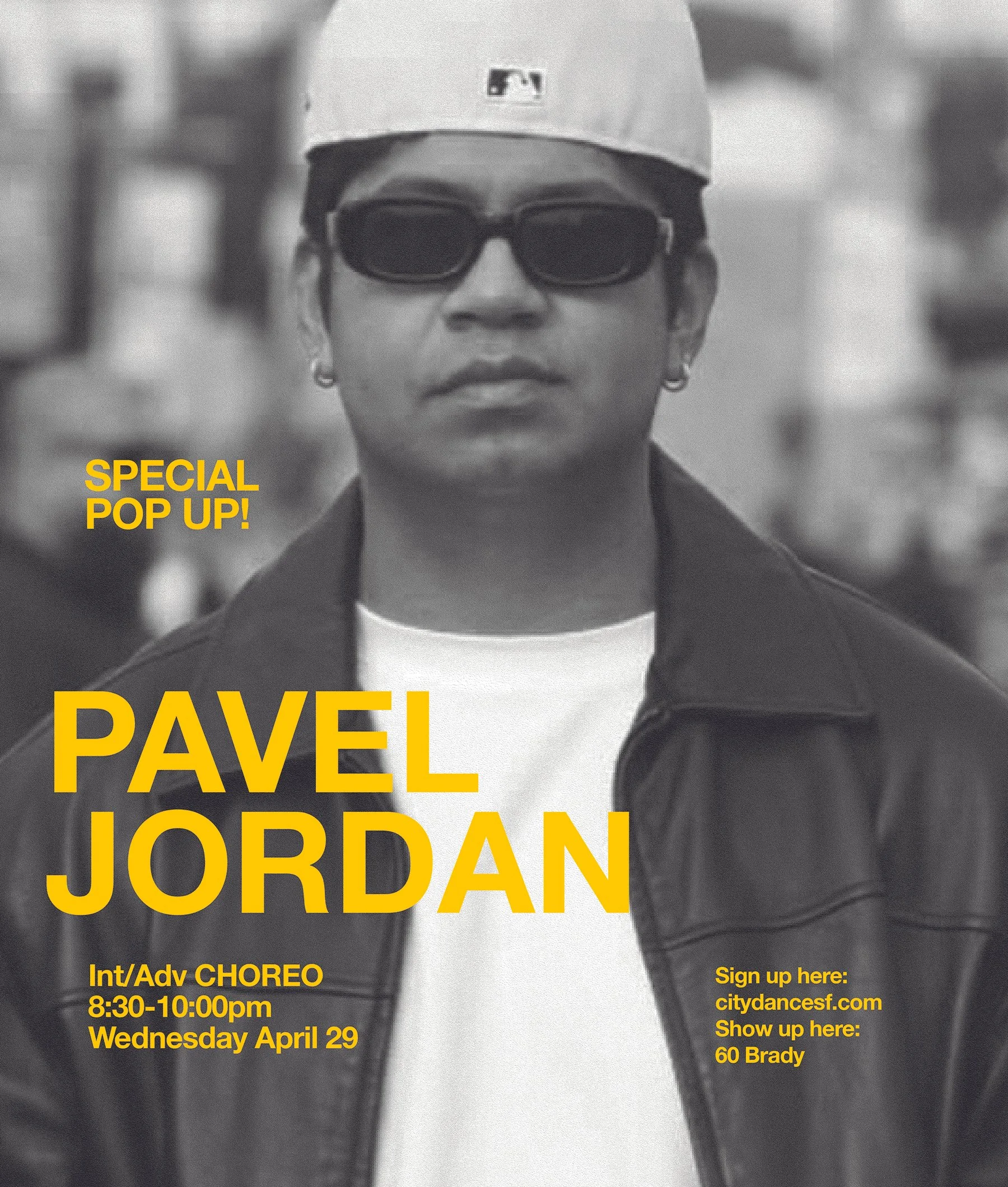 SPECIAL CLASS WITH PAVEL TONIGHT AT 8:30PM! IN THE BIG STUDIO! | 60 Brady | Join us! | CLICK ON PIC TO SIGN UP ^