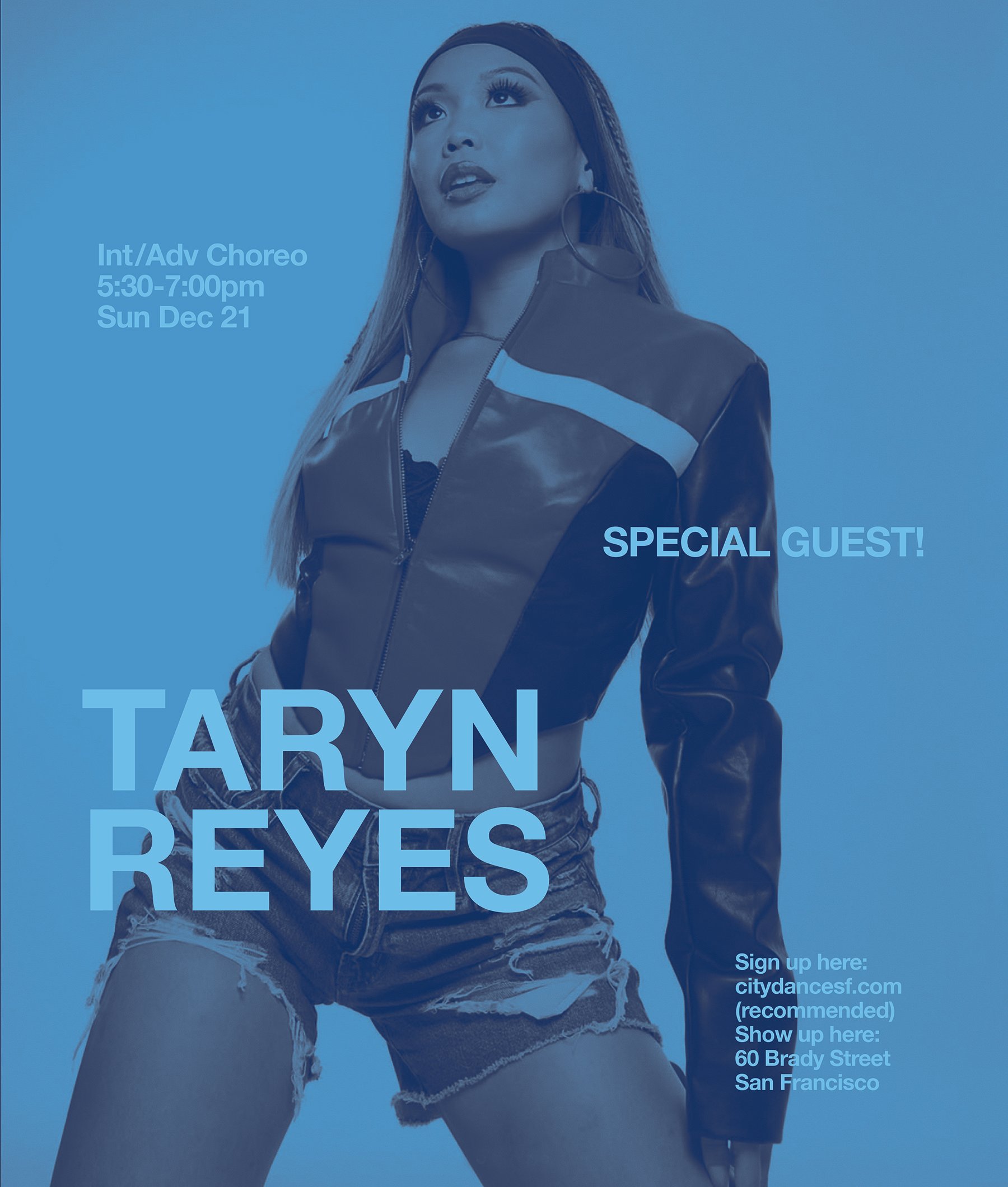 Sunday Dec 21st! Taryn will be back to teach at 5:30pm! | 60 Brady