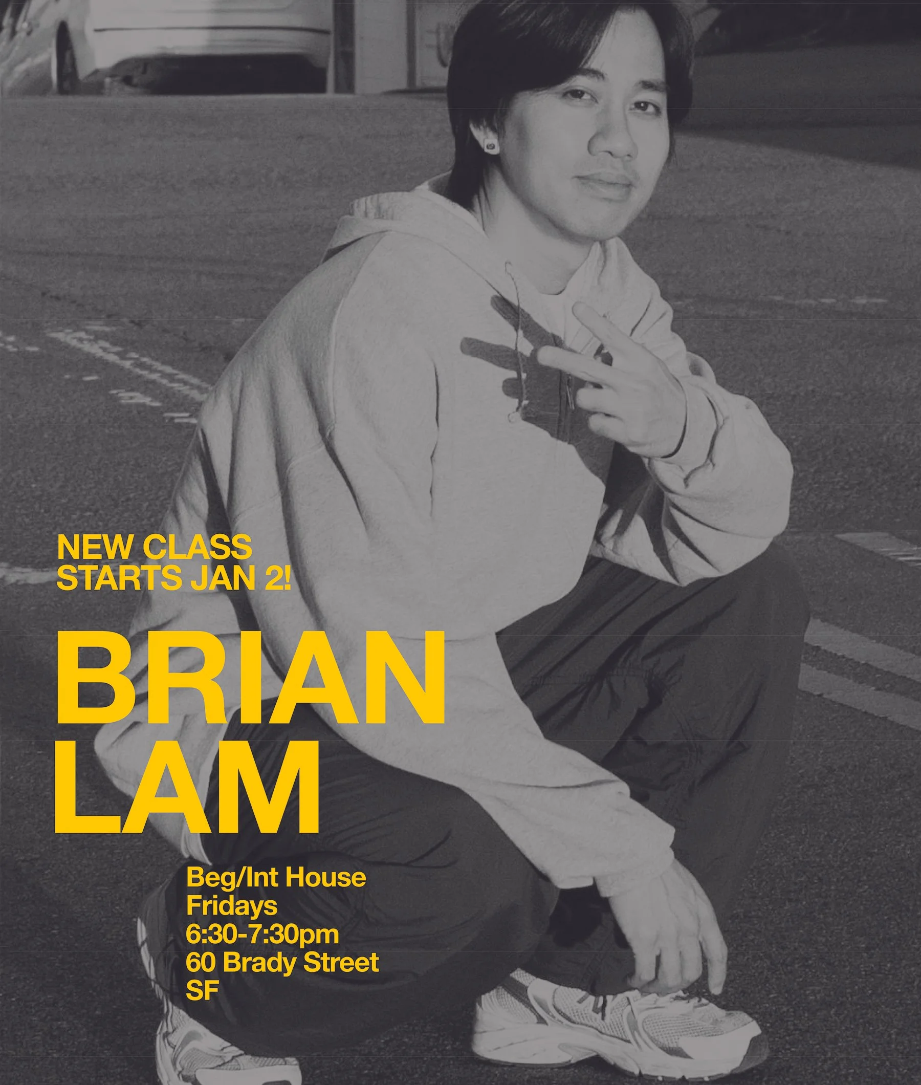 We have been asking Brian to teach House for quite a while and we are thrilled that he will be starting on January 2nd! Join us on Friday nights at 6:30pm | 60 Brady