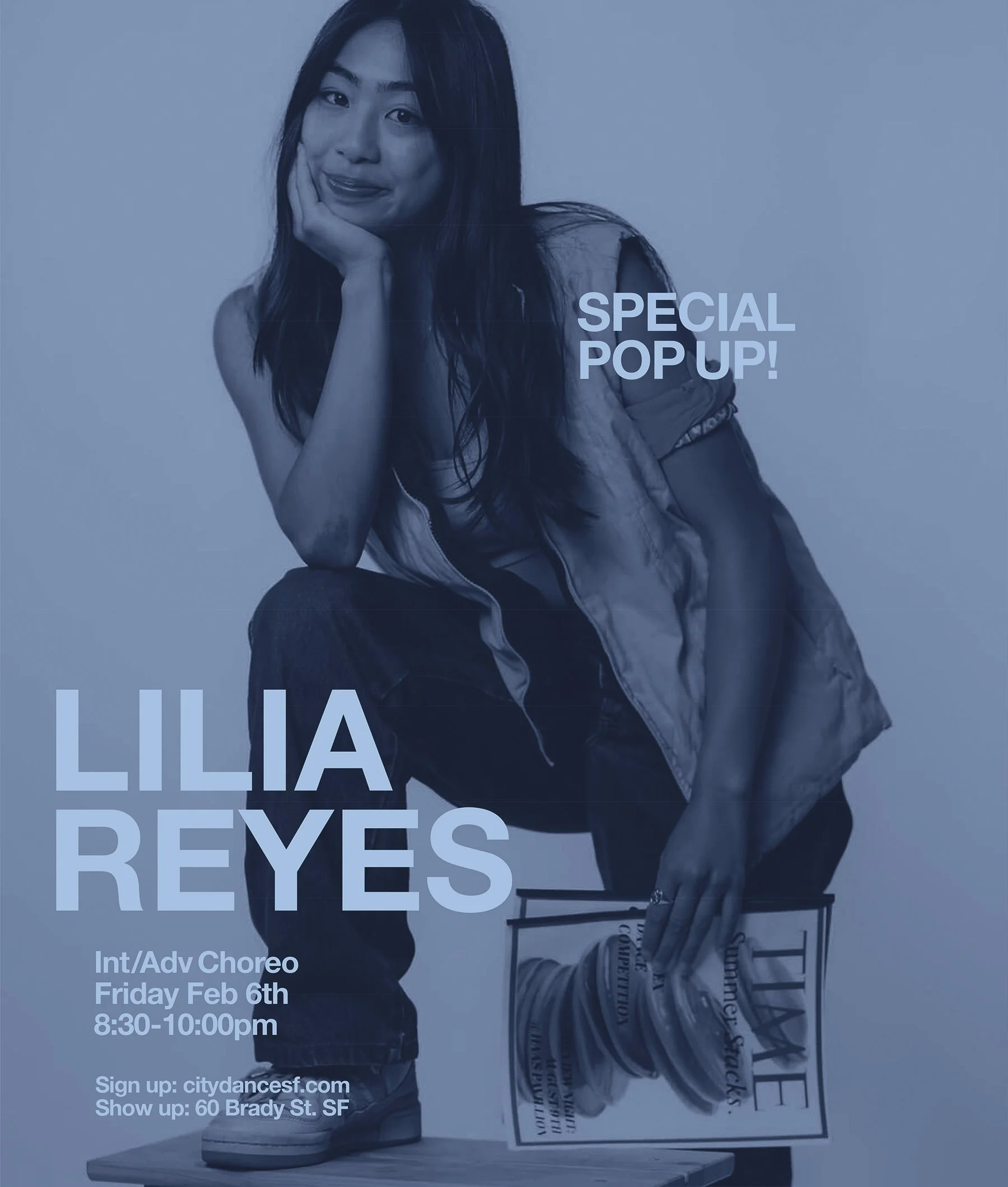 Local favorite Lilia Reyes is teaching a Pop Up on Friday Feb 6th! Join us at 8:30pm | 60 Brady